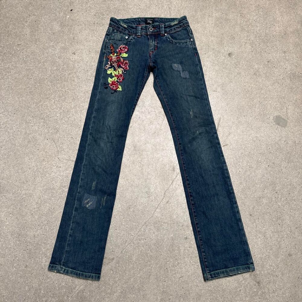 Parasuco Women's Blue and Navy Jeans